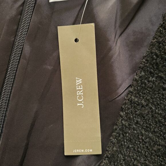 J Crew Sophia Mini Dress Maritime Tweed Black Sleeveless Classic Size 14 NWT - Picture 8 of 10